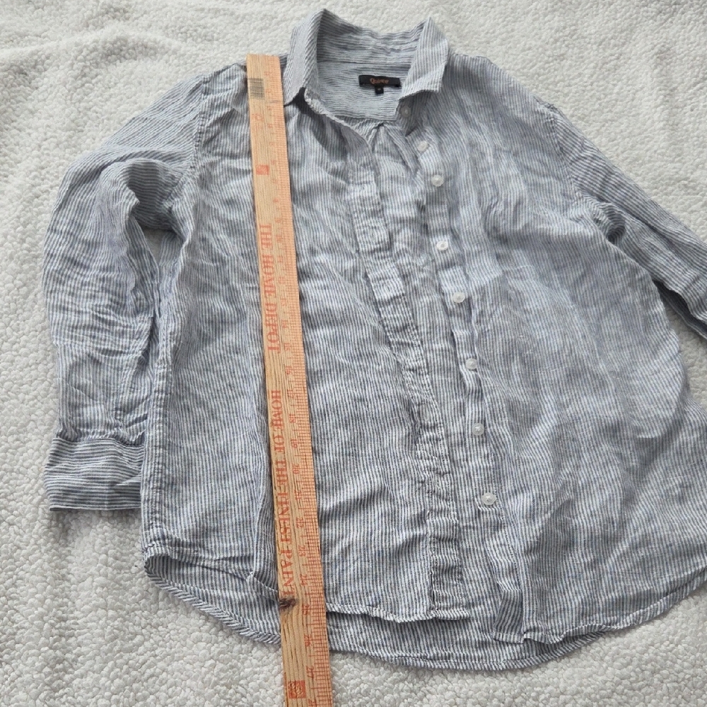 Quince 100% European Linen Long Sleeve Shirt Size Small - Picture 3 of 12